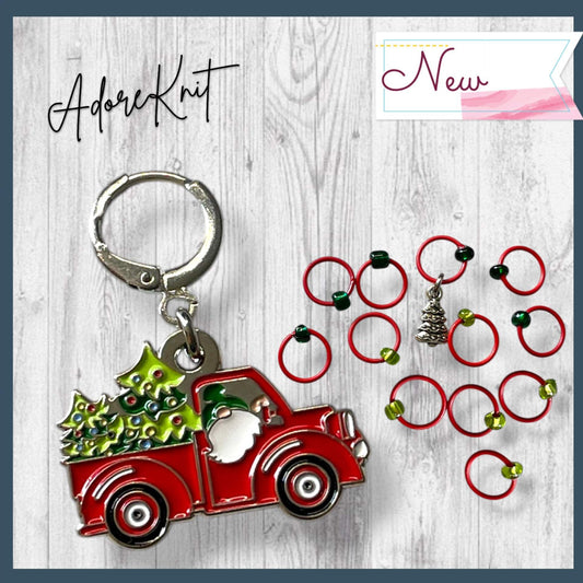 Guaranteed by Christmas Eve! Progress and Stitch Markers