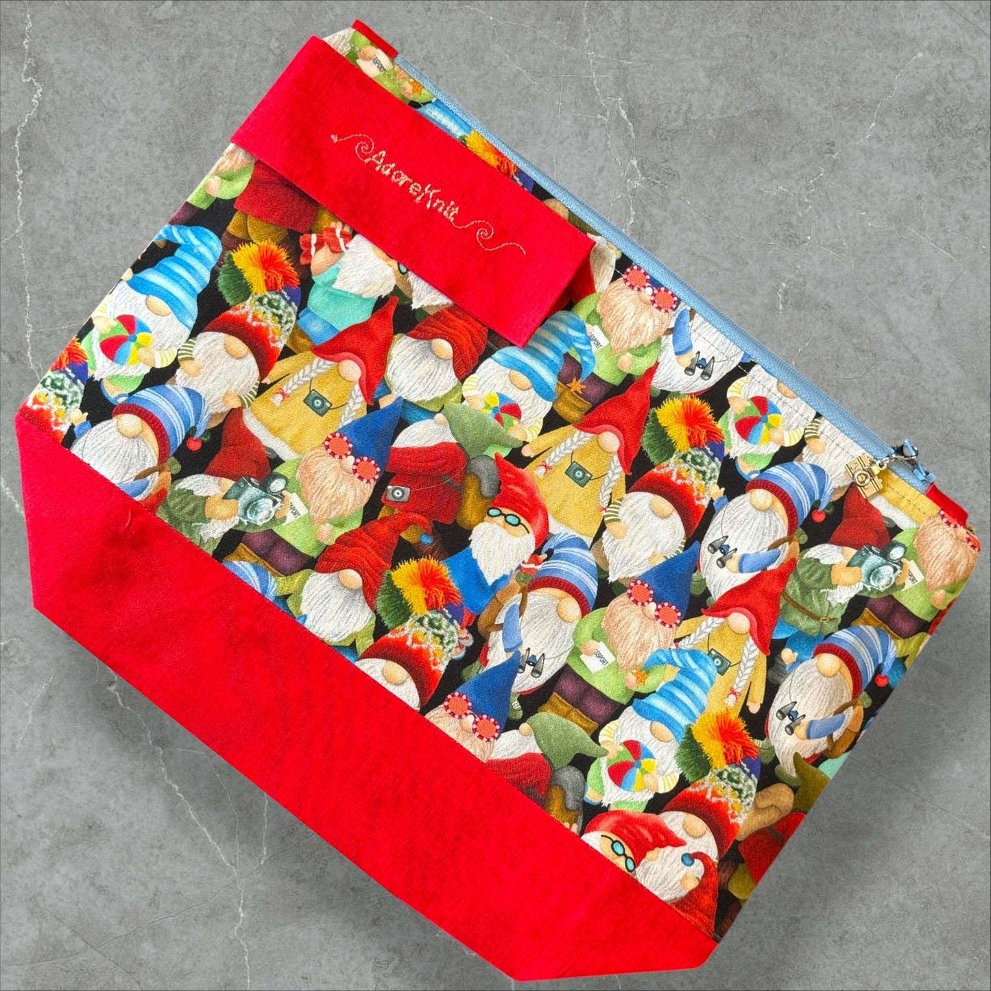 Gnomes Abroad Project Bag