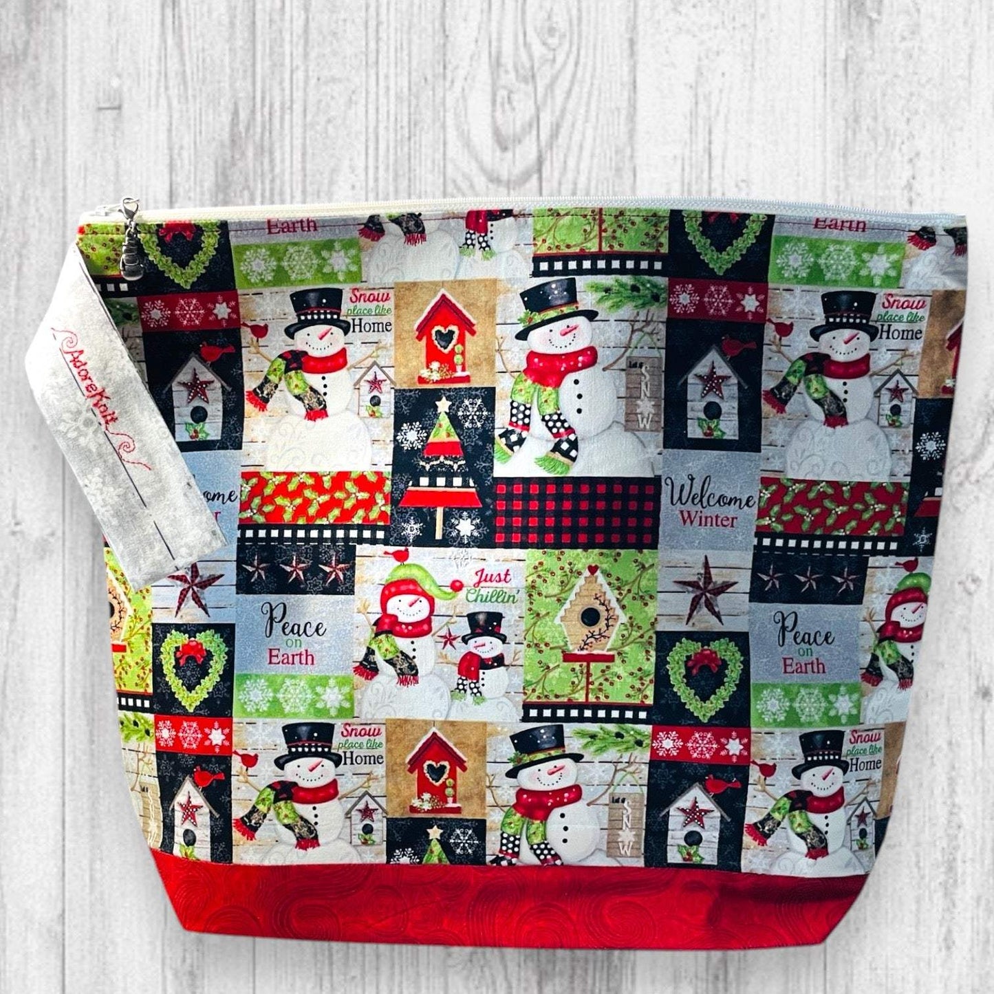 Snowplace Like Home Project Bag