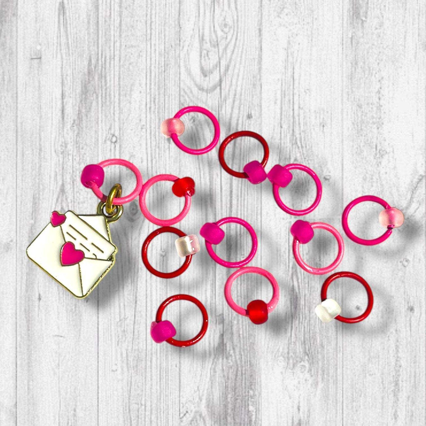 GNPS (Gnome Postal Service) Progress and Stitch Markers