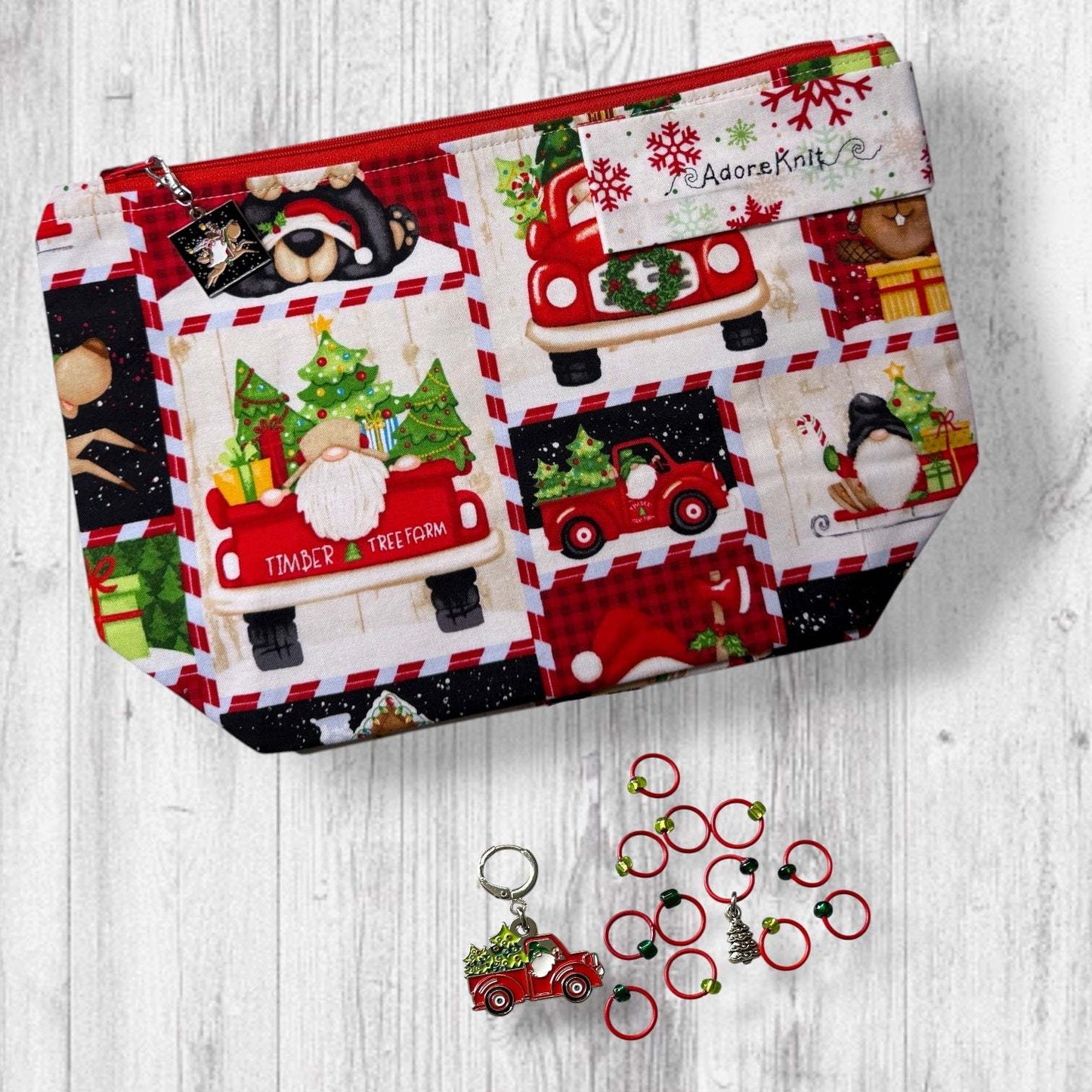 Guaranteed by Christmas Eve! Progress and Stitch Markers