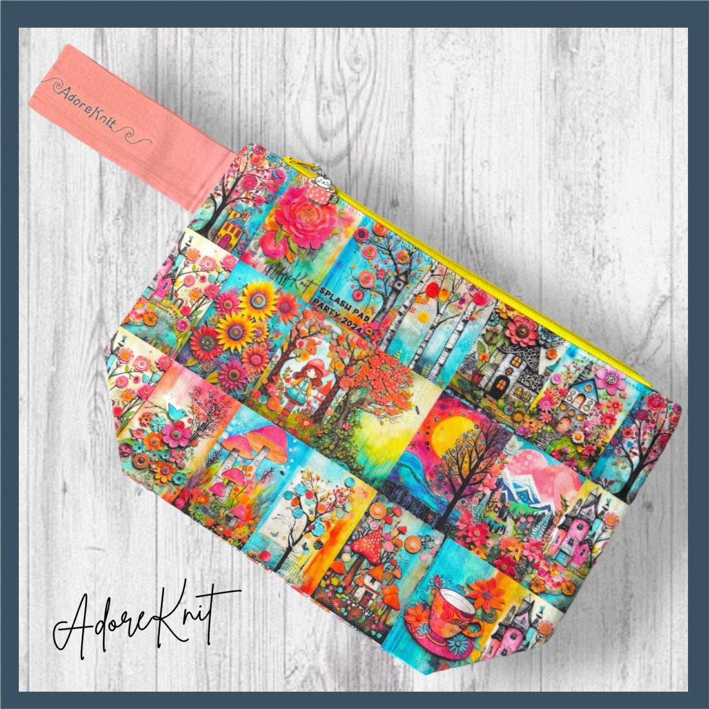 2025 Exclusive Splash Pad Party Cottage Blooms Collection Project Bag Equator, Day-to-Day, Carry All