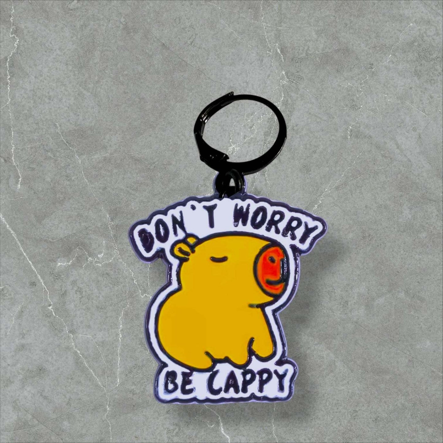 Don't Worry Be Capy | Café Bara Progress and Stitch Marker Set