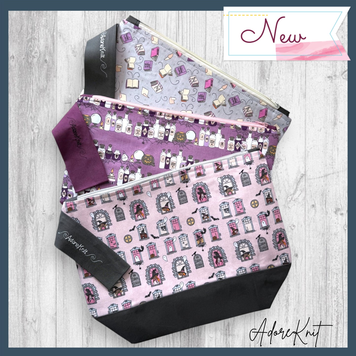 The Witching Hour Curriculum: Dormitory 13 Knitting Project Bag | AdoreKnit