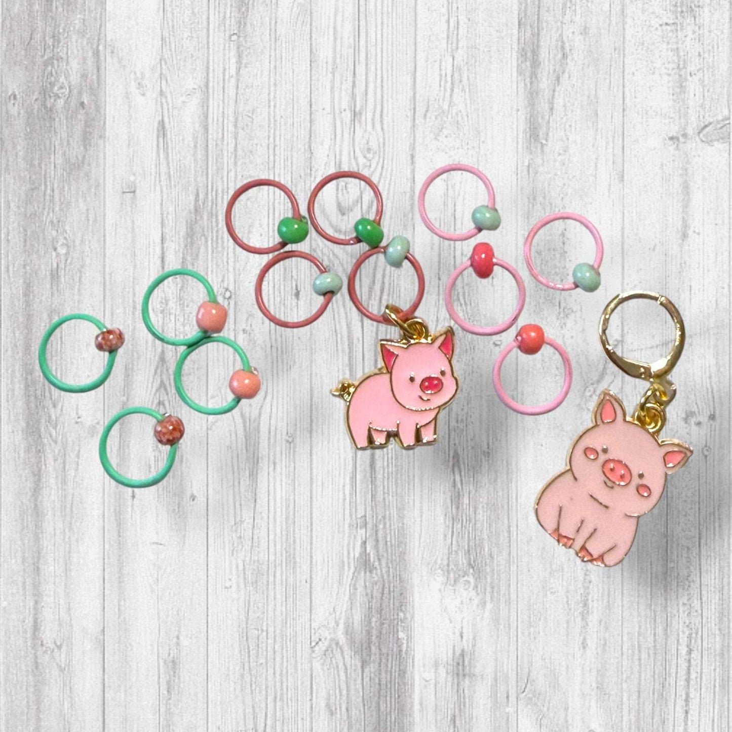 Who’s Stitchin’ Next Door Progress & Stitch Markers