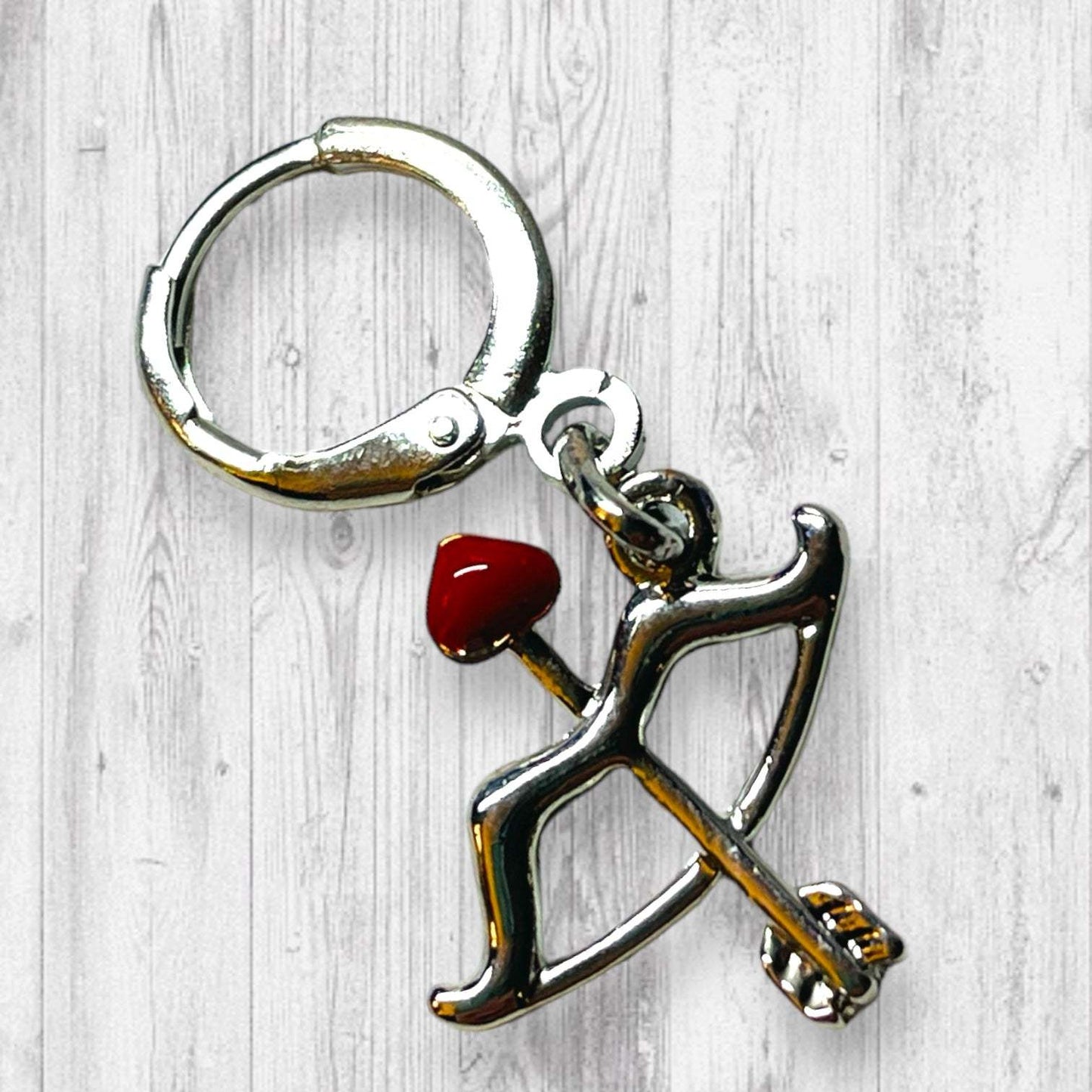 Lovebirds, Shot Through The Heart Progress and Stitch Markers - AdoreKnit