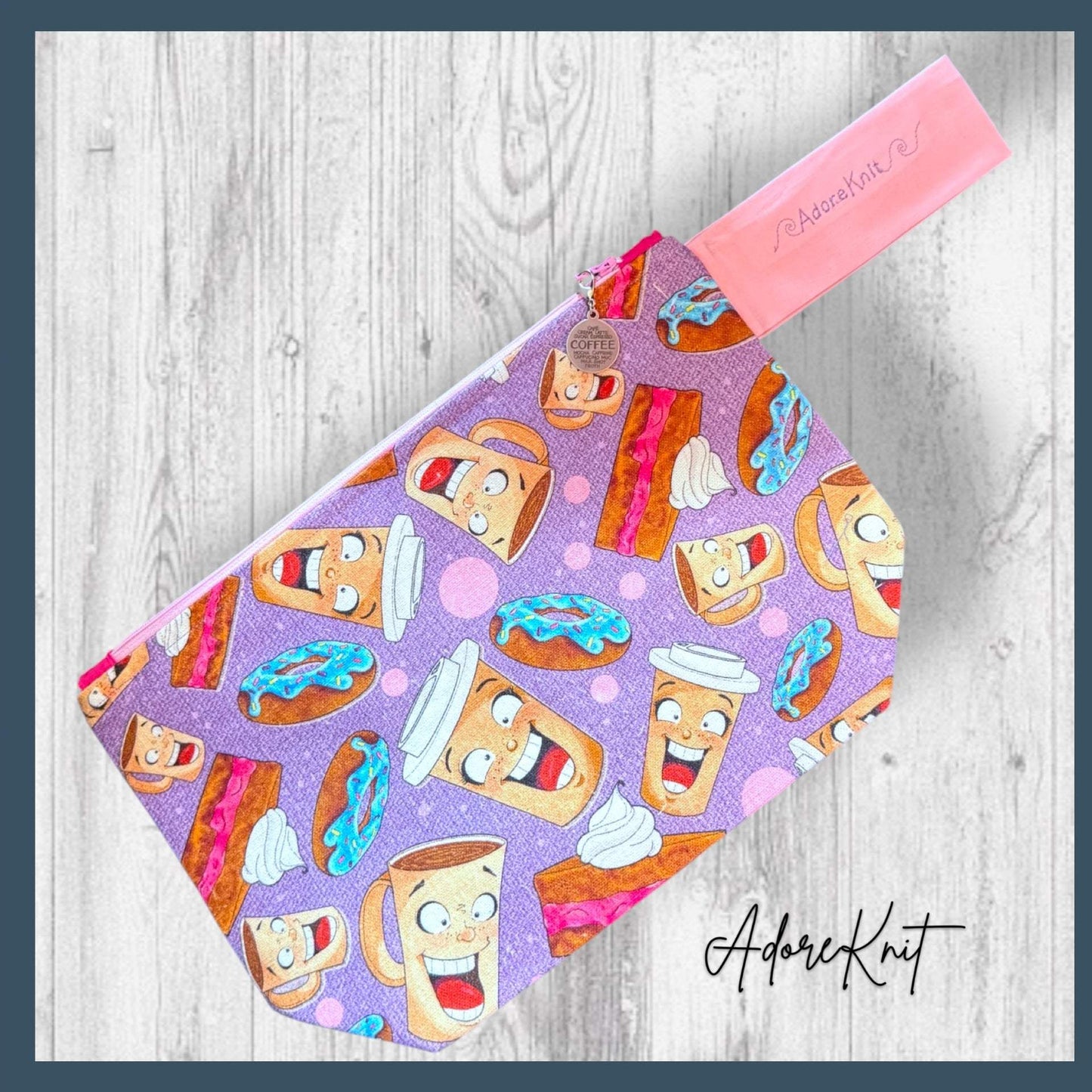 Caffeinated Cuties Project Bag