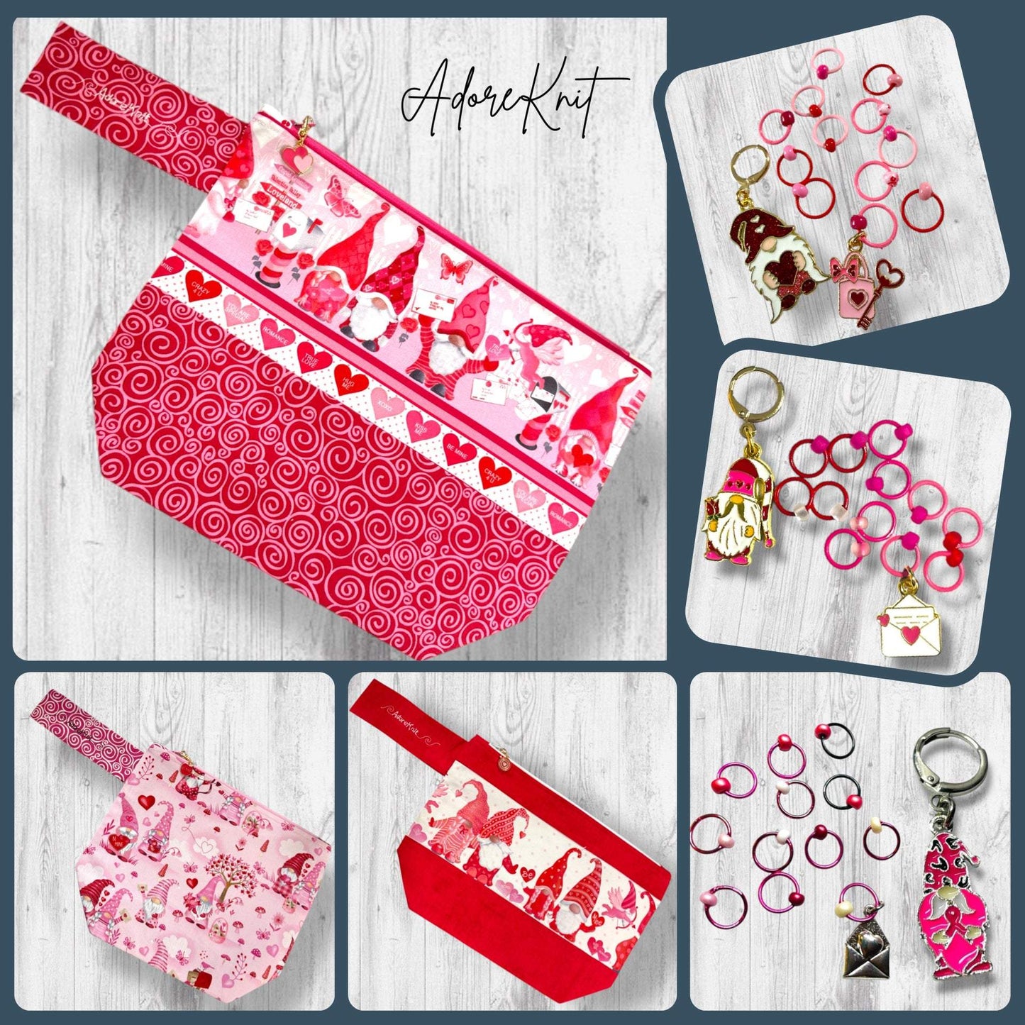 Gnomebody Loves You Like I Do Project Bag