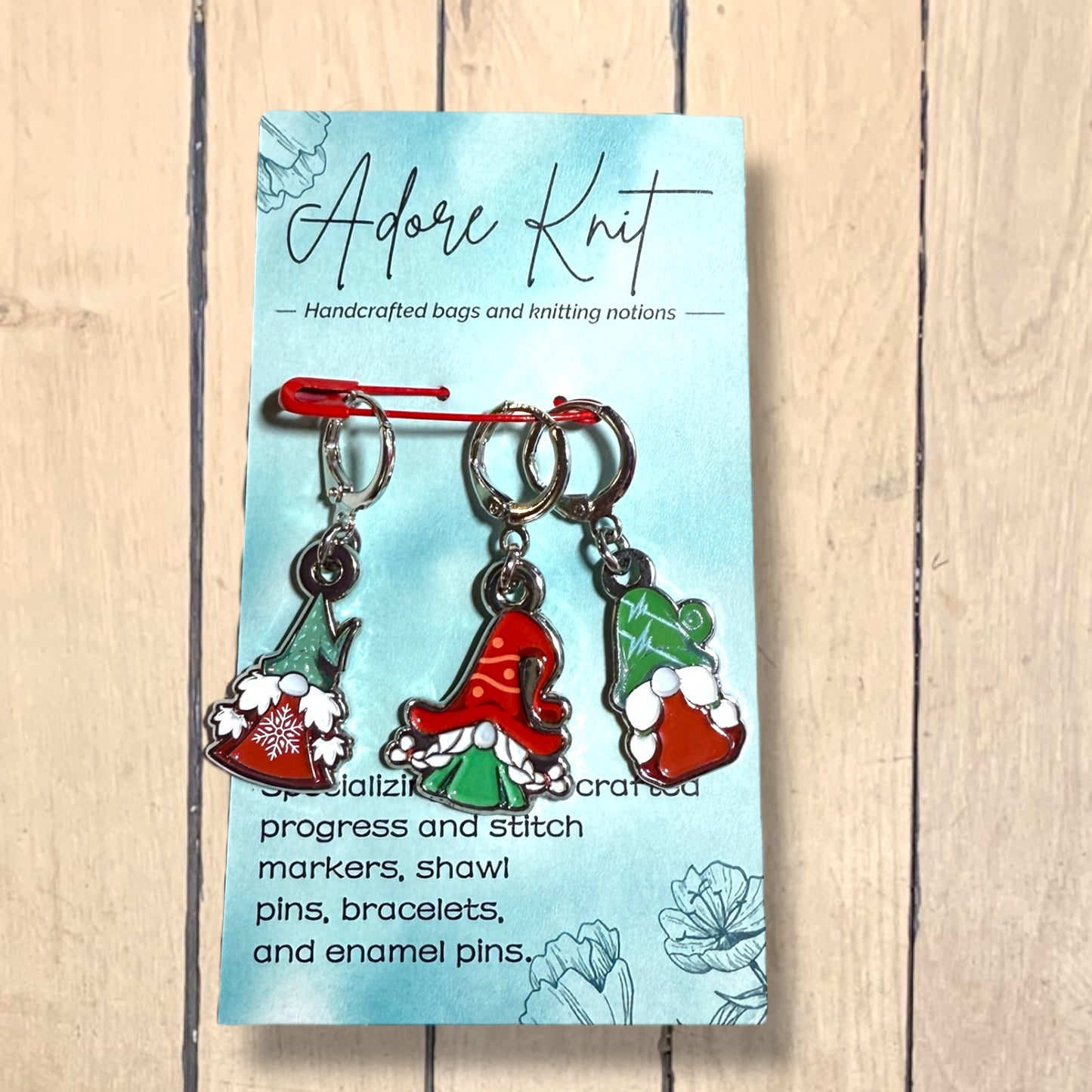 2025 Gnomeleaf Gathering Girls Progress & Stitch Marker Sets for Imagined Landscapes