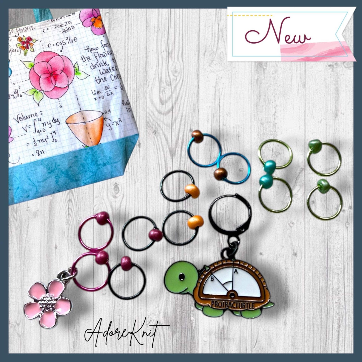 Protracturtle Says The Limit Does Not Exist Progress and Stitch Markers