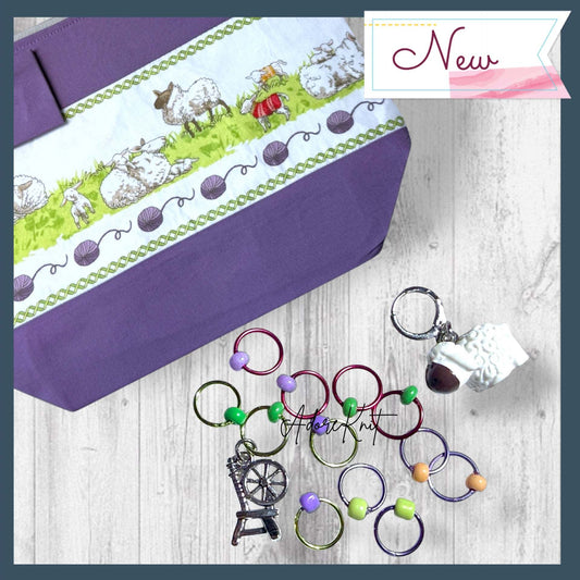 Ewe Made This Happen Progress and Stitch Markers