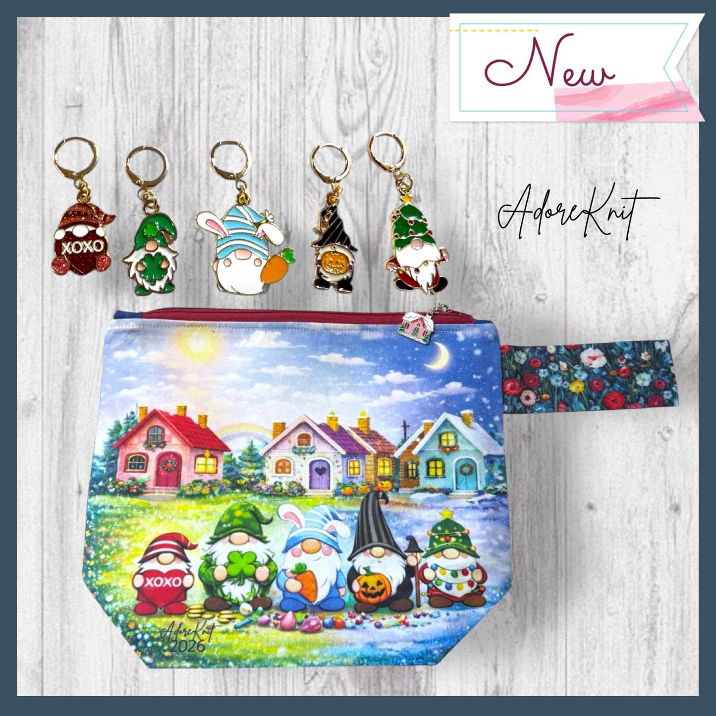 2026 Gnomes Through The Year Project Bag