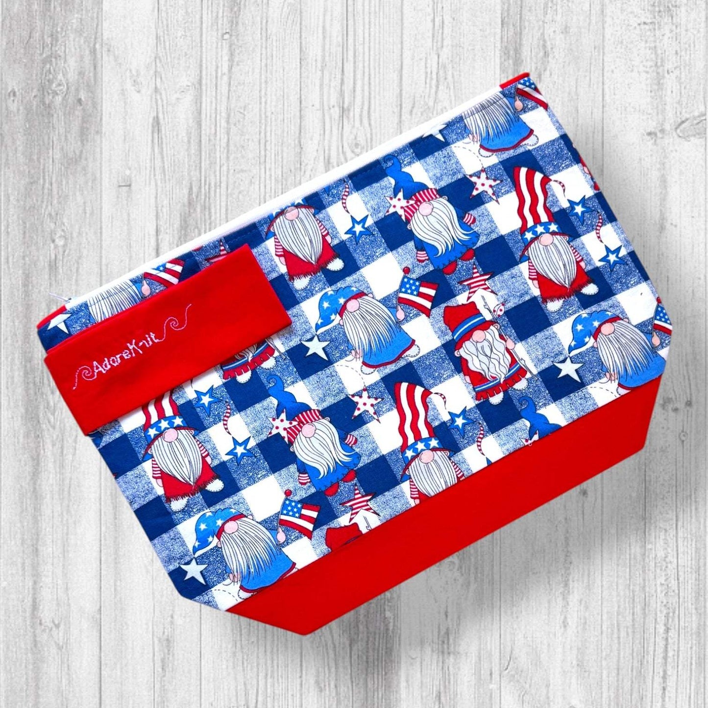 Red White and GNOME Project Bag