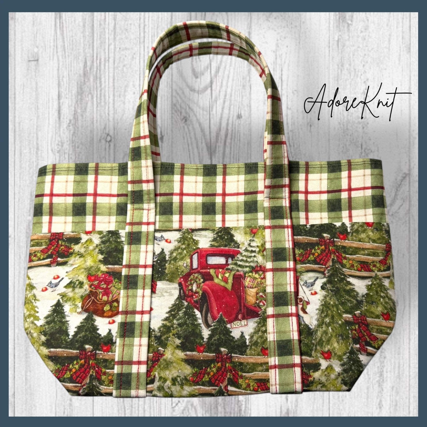 Snowy Pines Pickup Project Bag