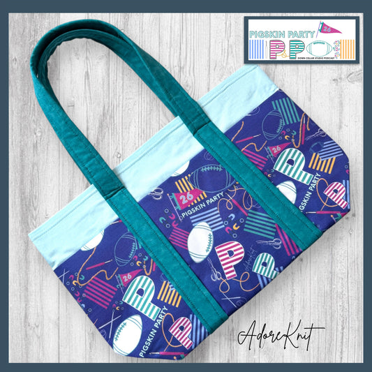 AdoreKnit 2026 Exclusive Pigskin Party Tote Bags