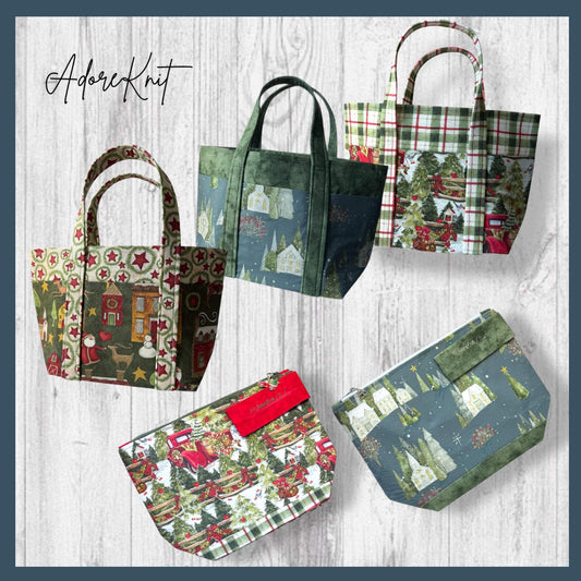 Snowy Pines Pickup Project Bag