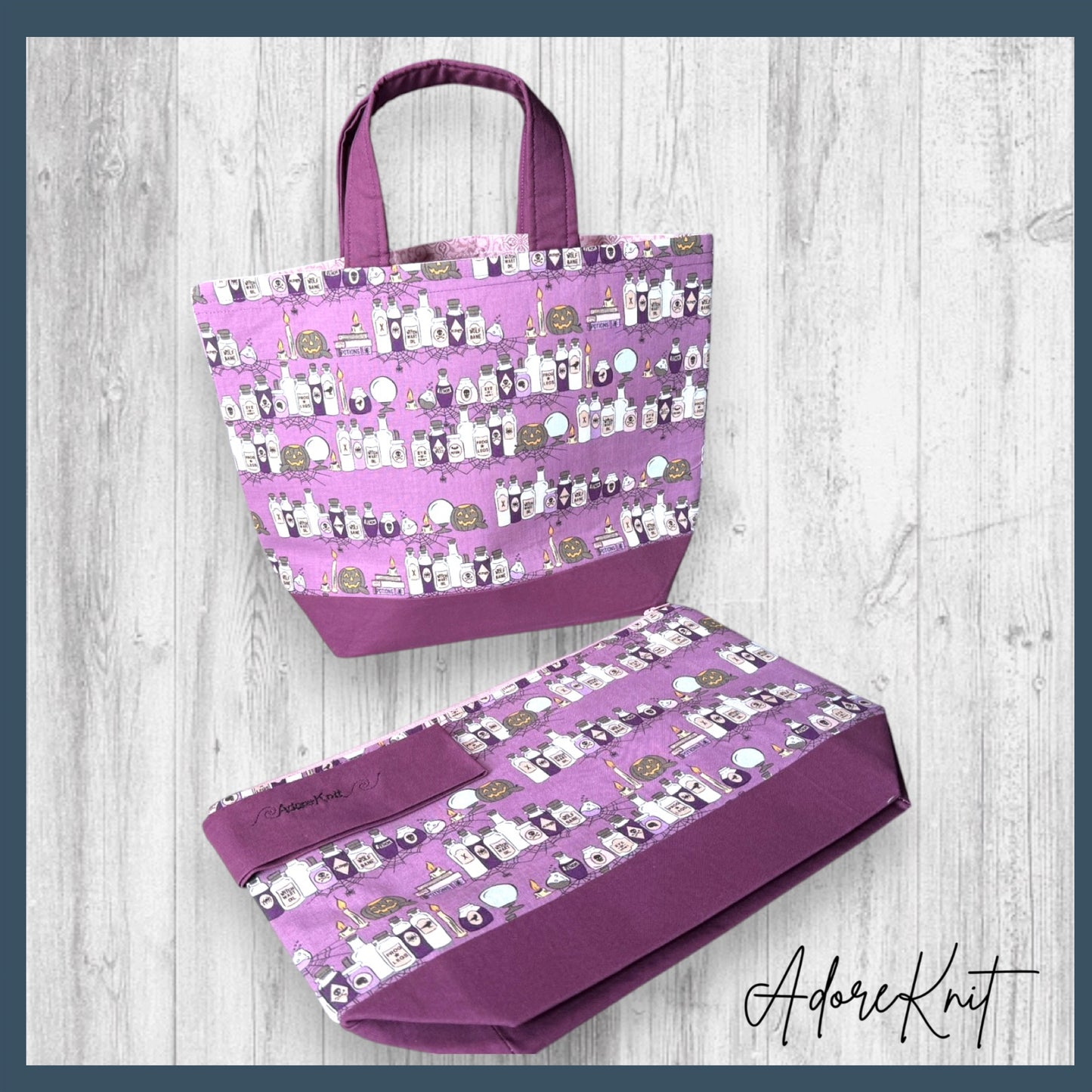 The Witching Hour Curriculum: Advanced Potions Knitting Project Bag | AdoreKnit