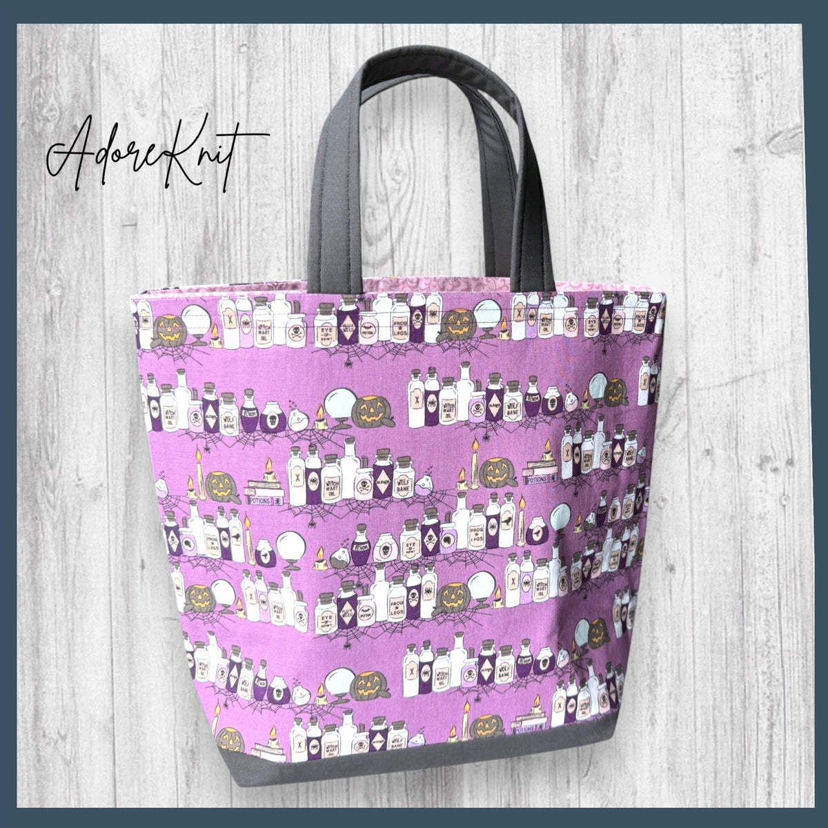 The Witching Hour Curriculum: Advanced Potions Knitting Project Bag | AdoreKnit