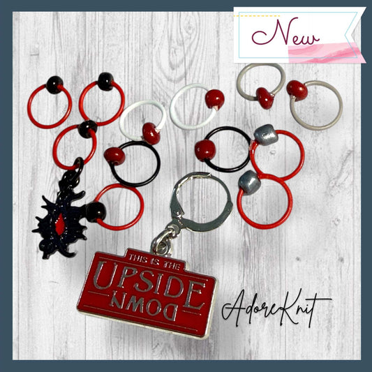 Telekinetic Hero Inspired Progress and Stitch Markers