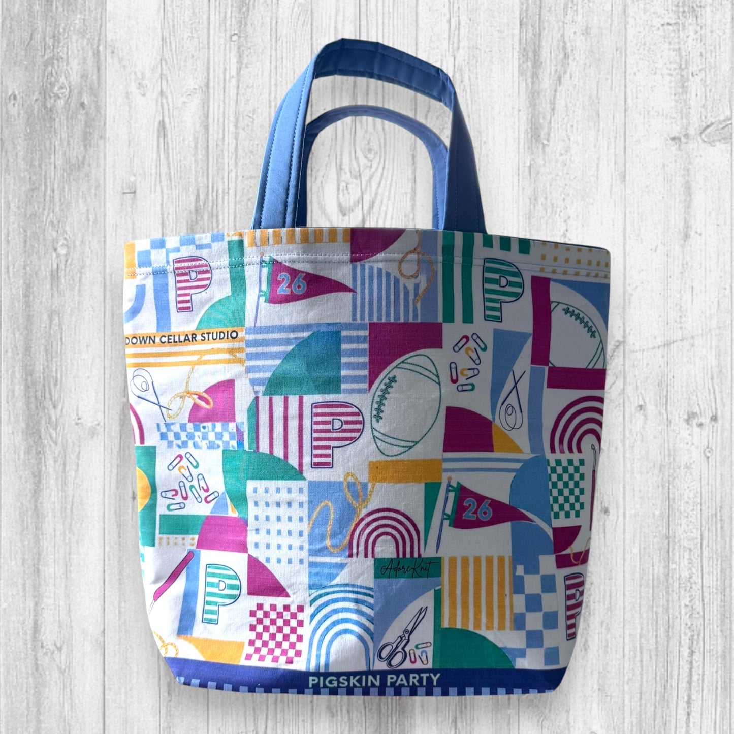 AdoreKnit 2026 Exclusive Pigskin Party Tote Bags