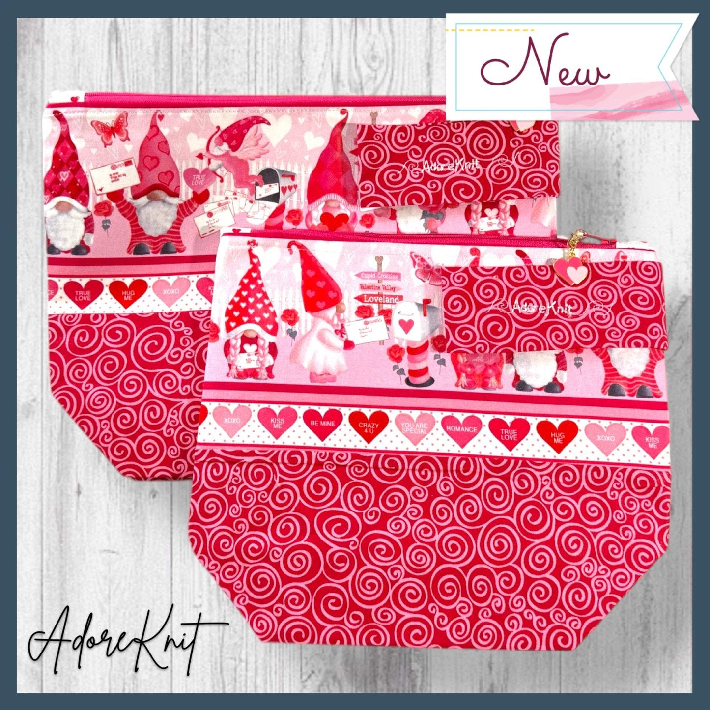 Gnomebody Loves You Like I Do Project Bag