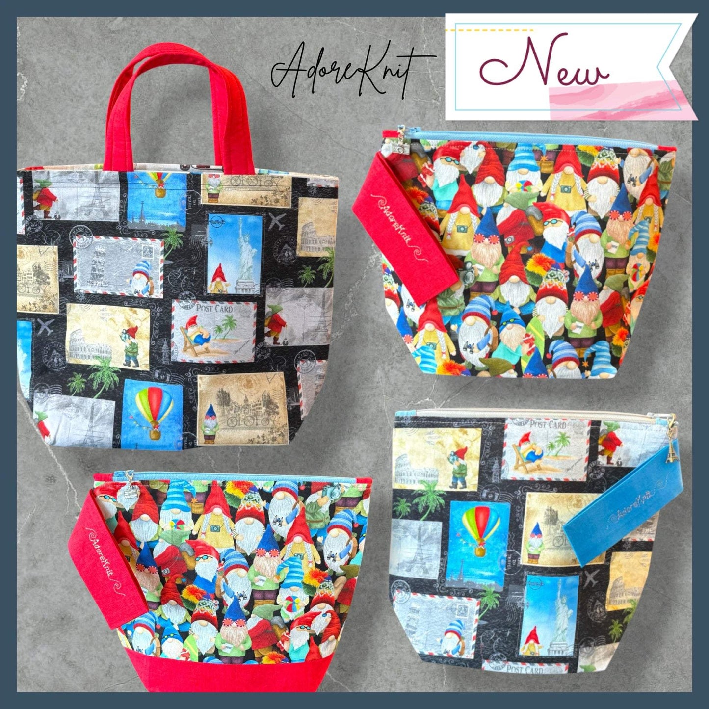 Passport to Gnomewhere Project Bag