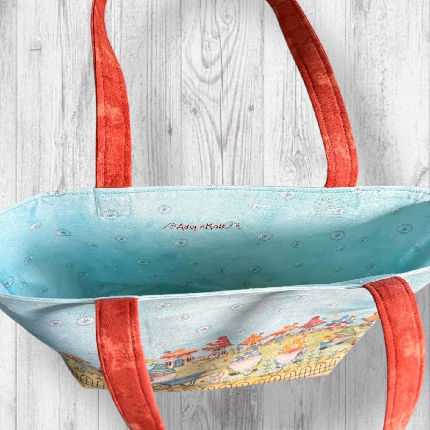 Gnomegrown Delights Summer Project Bag Commuter or Day-to-Day