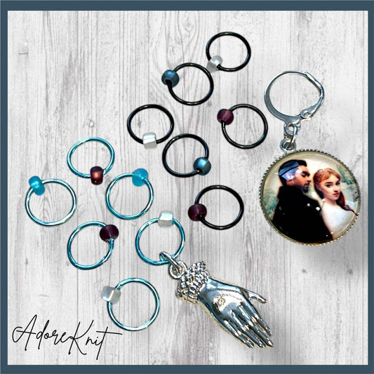 To Meet a Beautiful Woman Progress and Stitch Markers