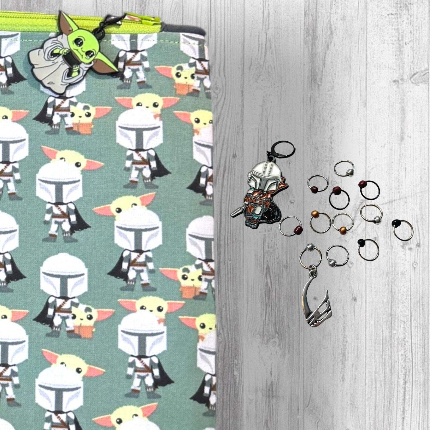 Next Generation Bounty Hunter Progress and Stitch Markers
