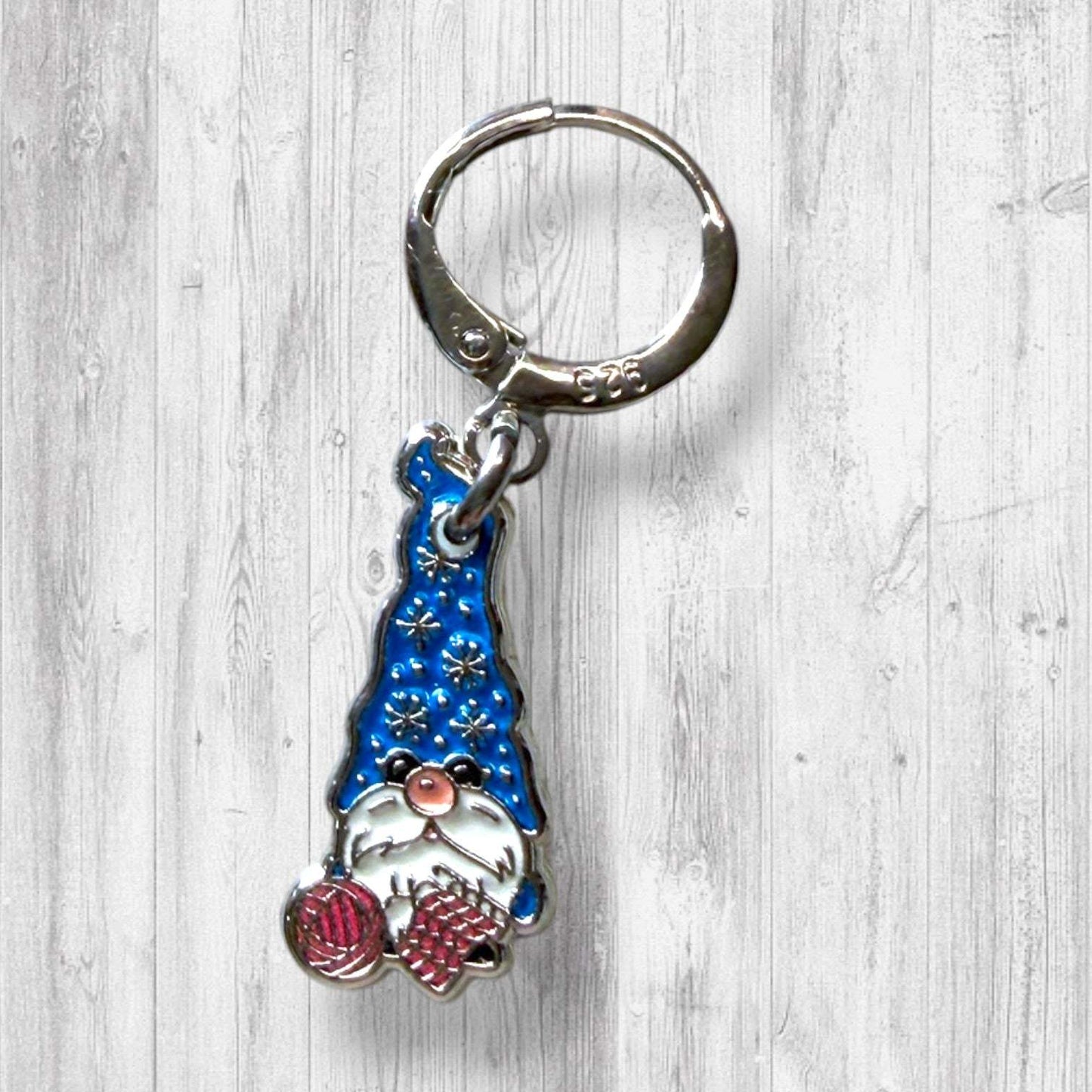 Pages, Petals & Purls Stitch Markers | Floral Gnome Knitting Markers