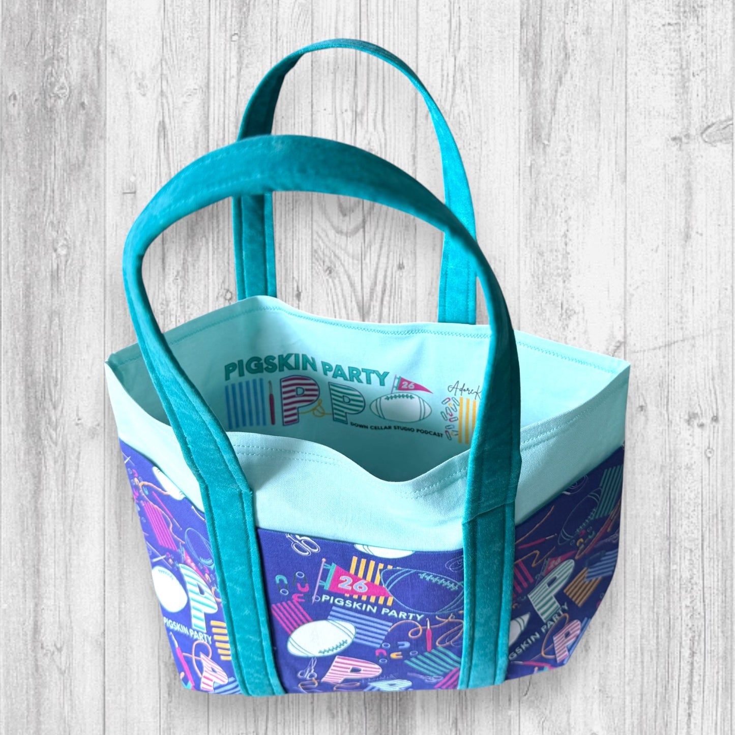 AdoreKnit 2026 Exclusive Pigskin Party Tote Bags