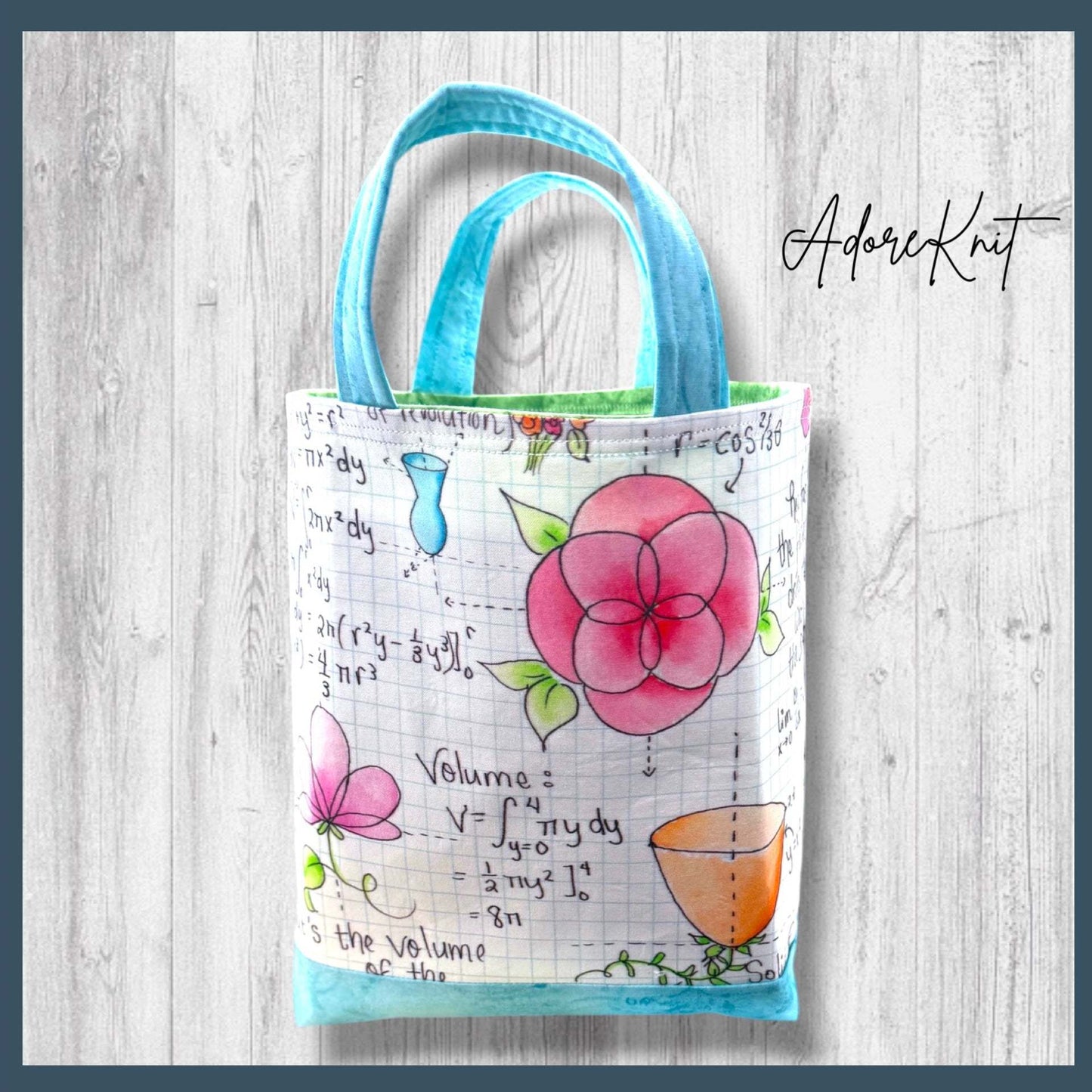 The Limit Does Not Exist (for my yarn stash) Project Bag