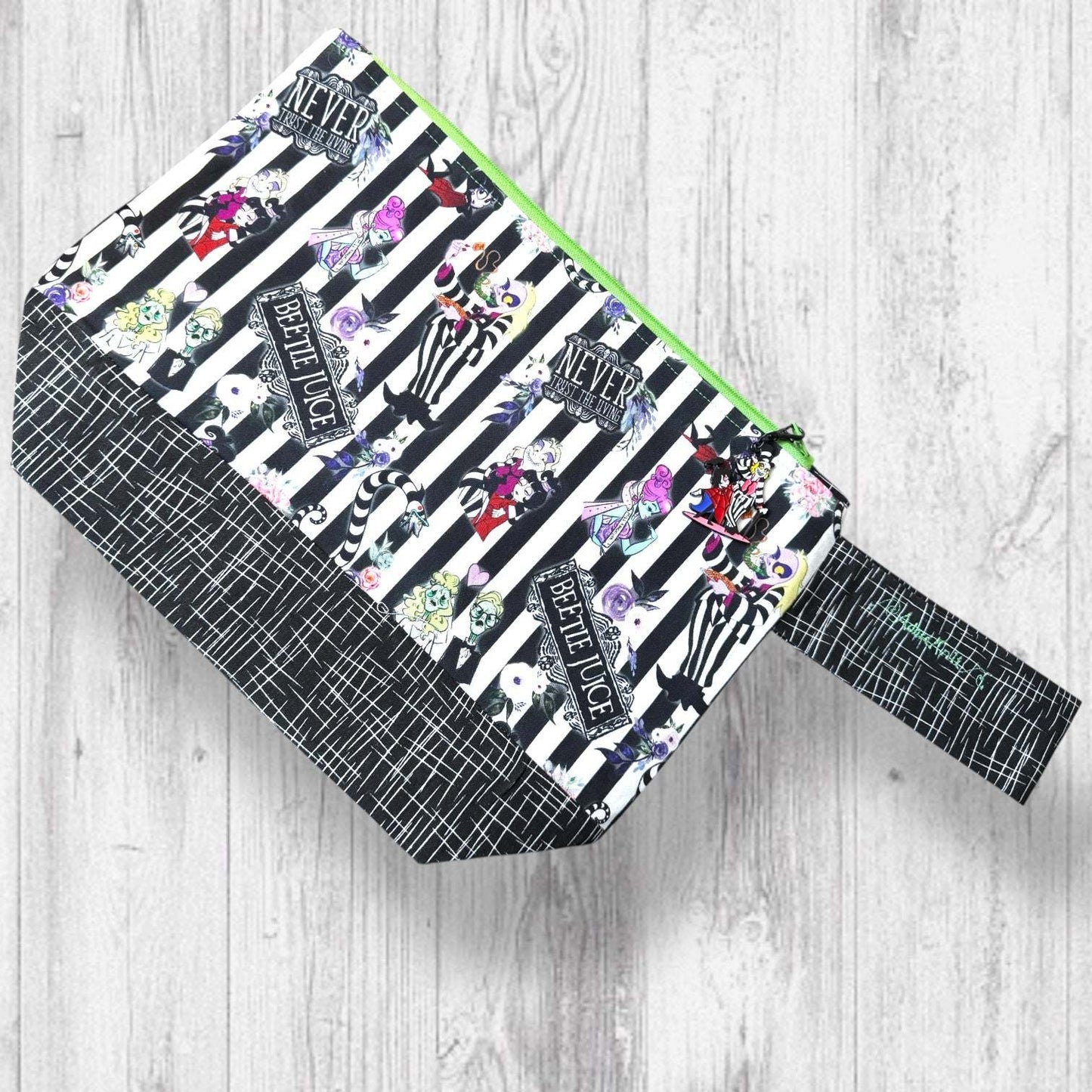 Beetlejuice Stripes Project Bag