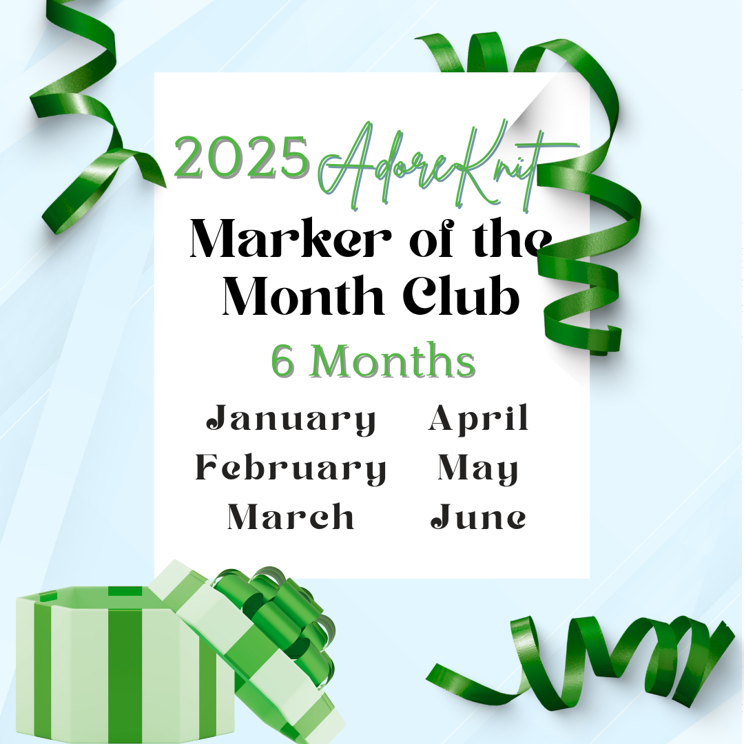 2025 Progress Markers of the Month Club, a monthly surprise set of five progress markers