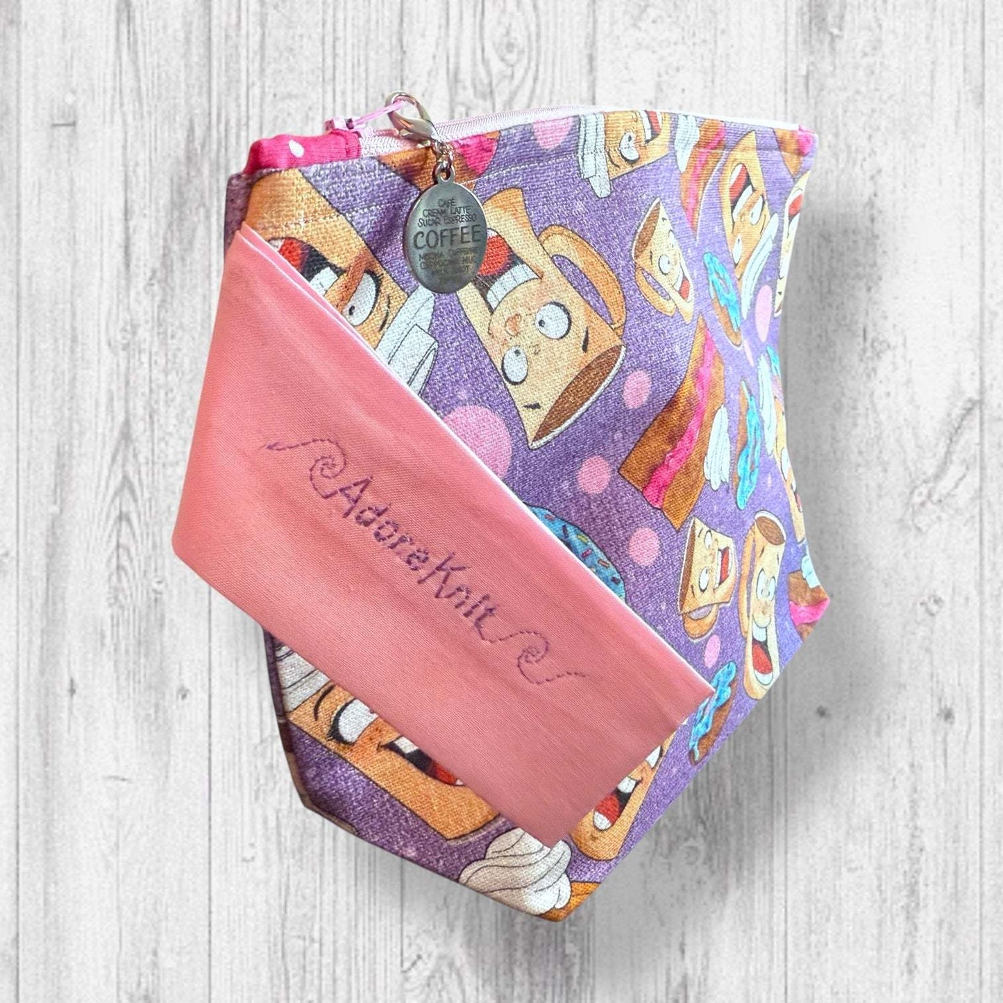 Caffeinated Cuties Project Bag