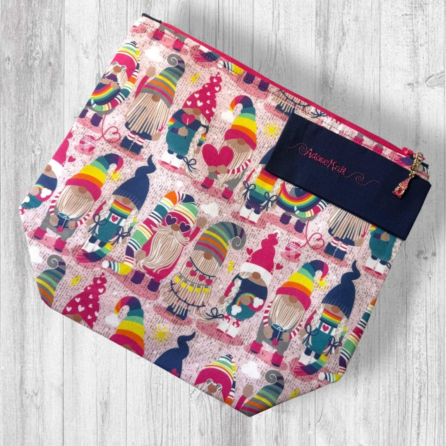 Choose Happy Gnomes Project Bag