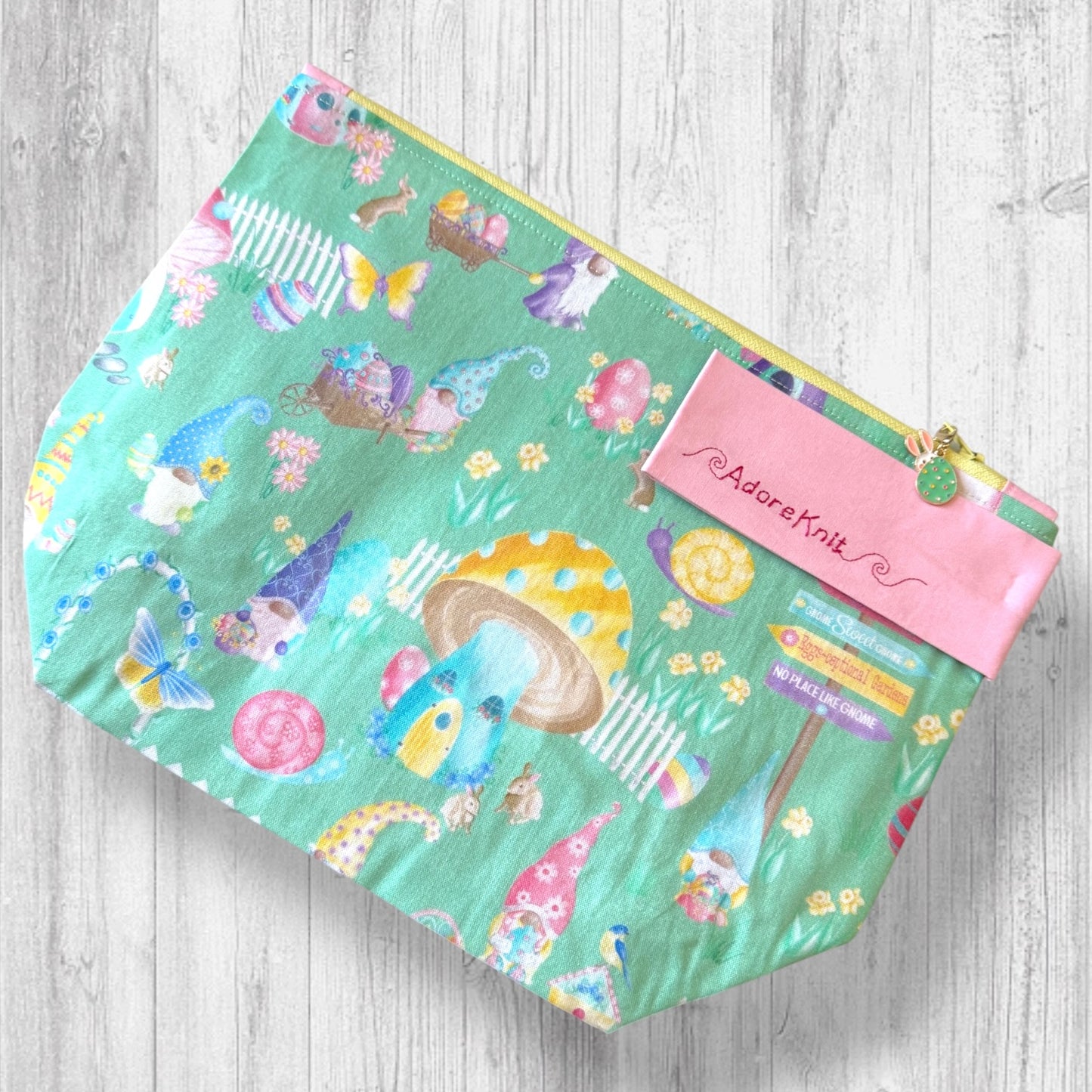 Don't Count Your Gnomes Before They Hatch Easter Project Bag