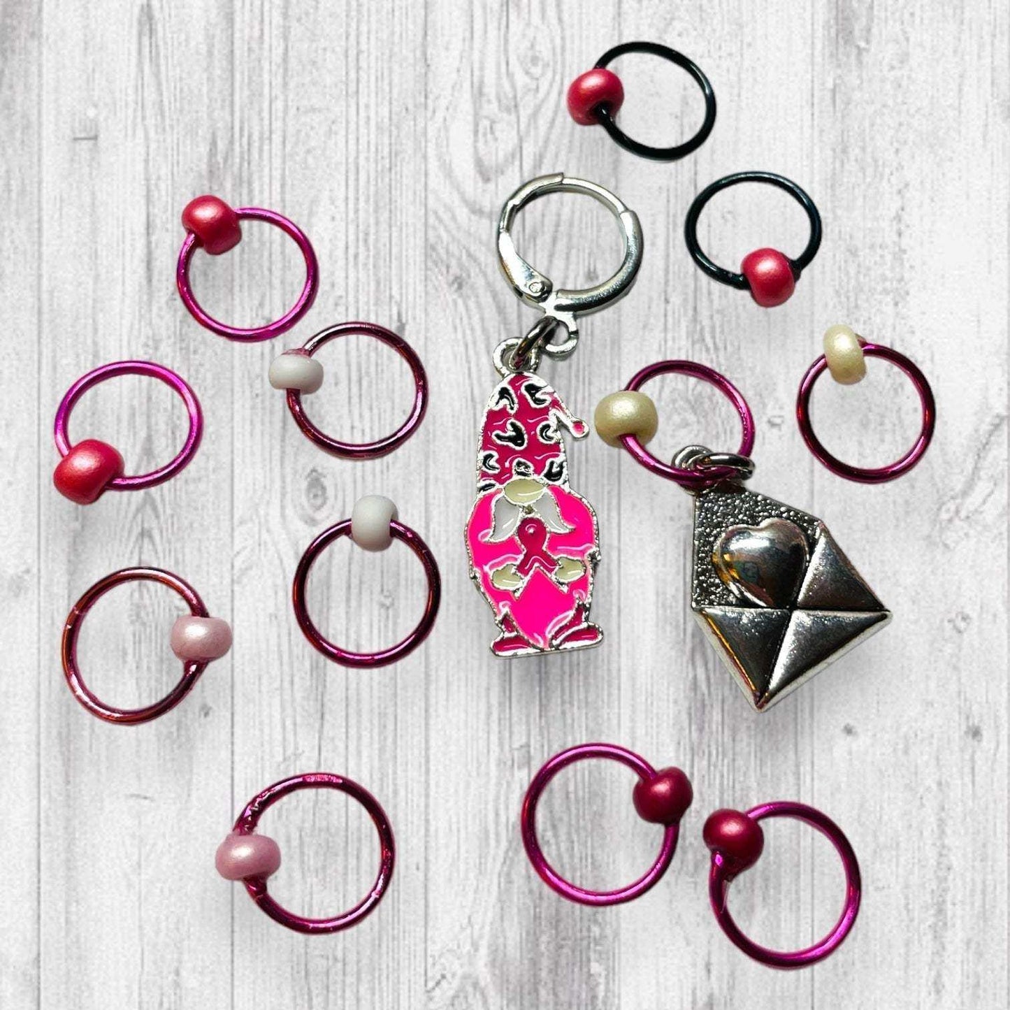 I'll love you gnome-atter what Progress and Stitch Markers