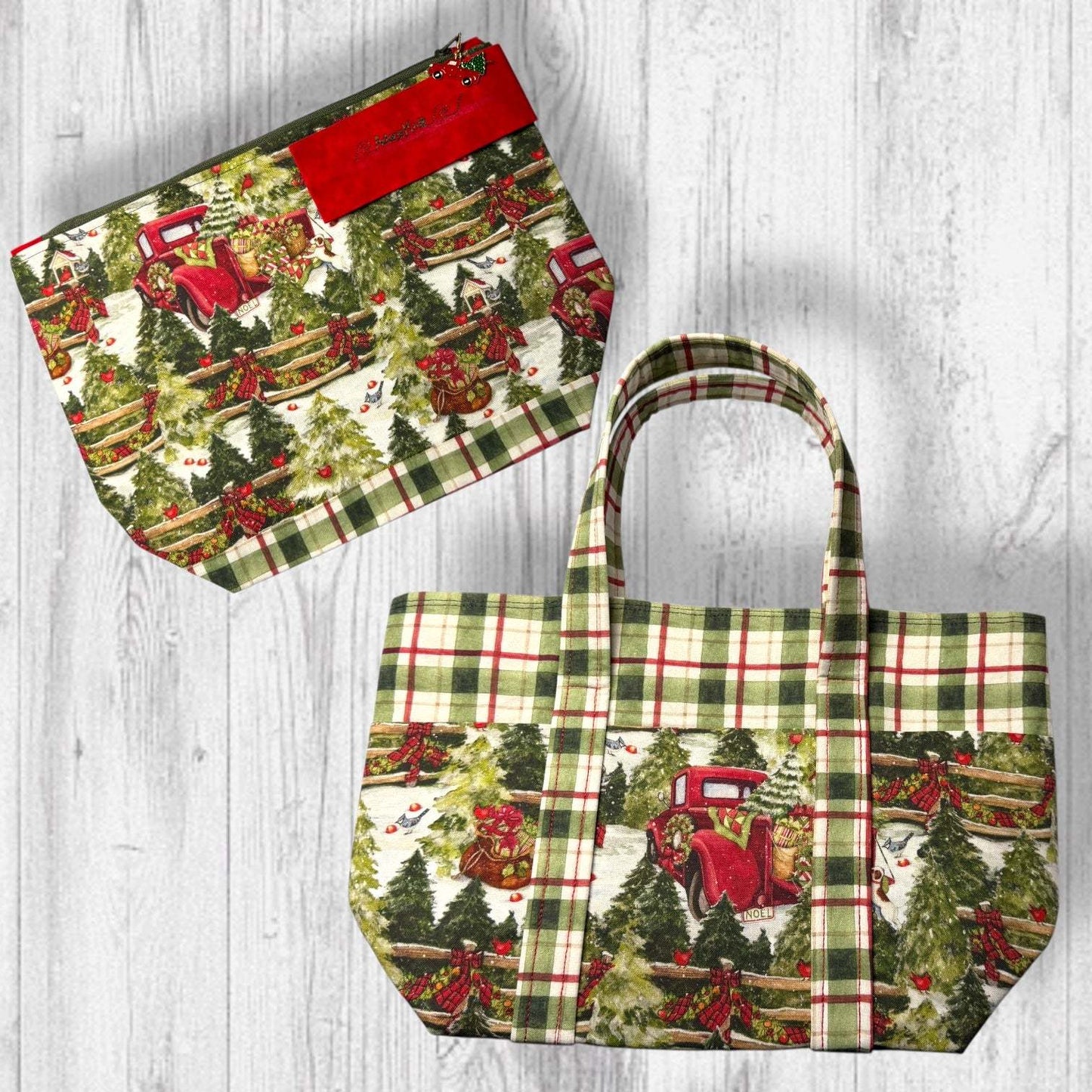 Snowy Pines Pickup Project Bag