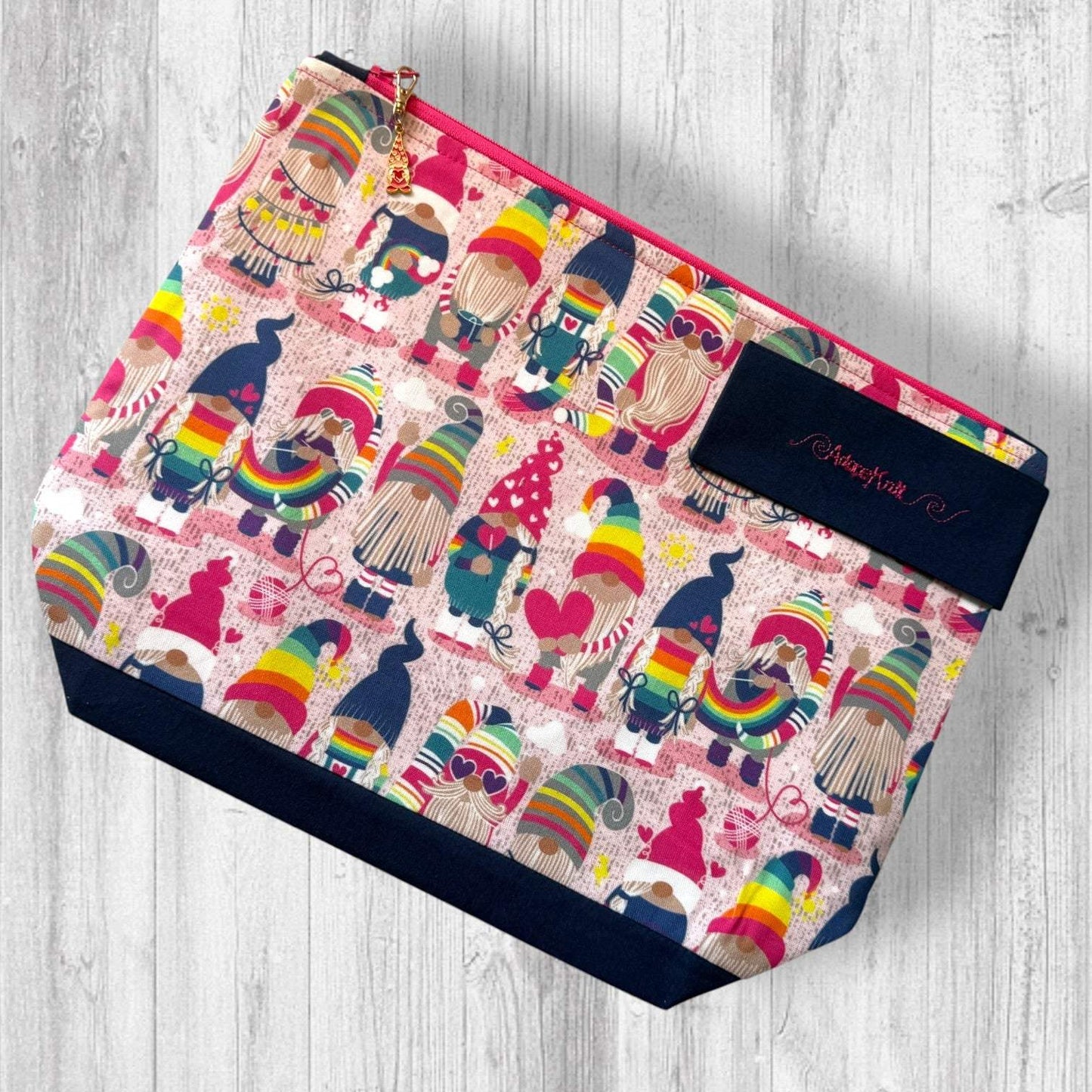 Choose Happy Gnomes Project Bag