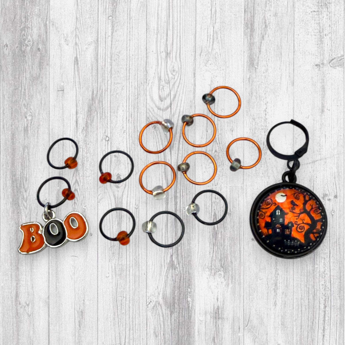 Haunt Sweet Haunt Progress and Stitch Marker Set