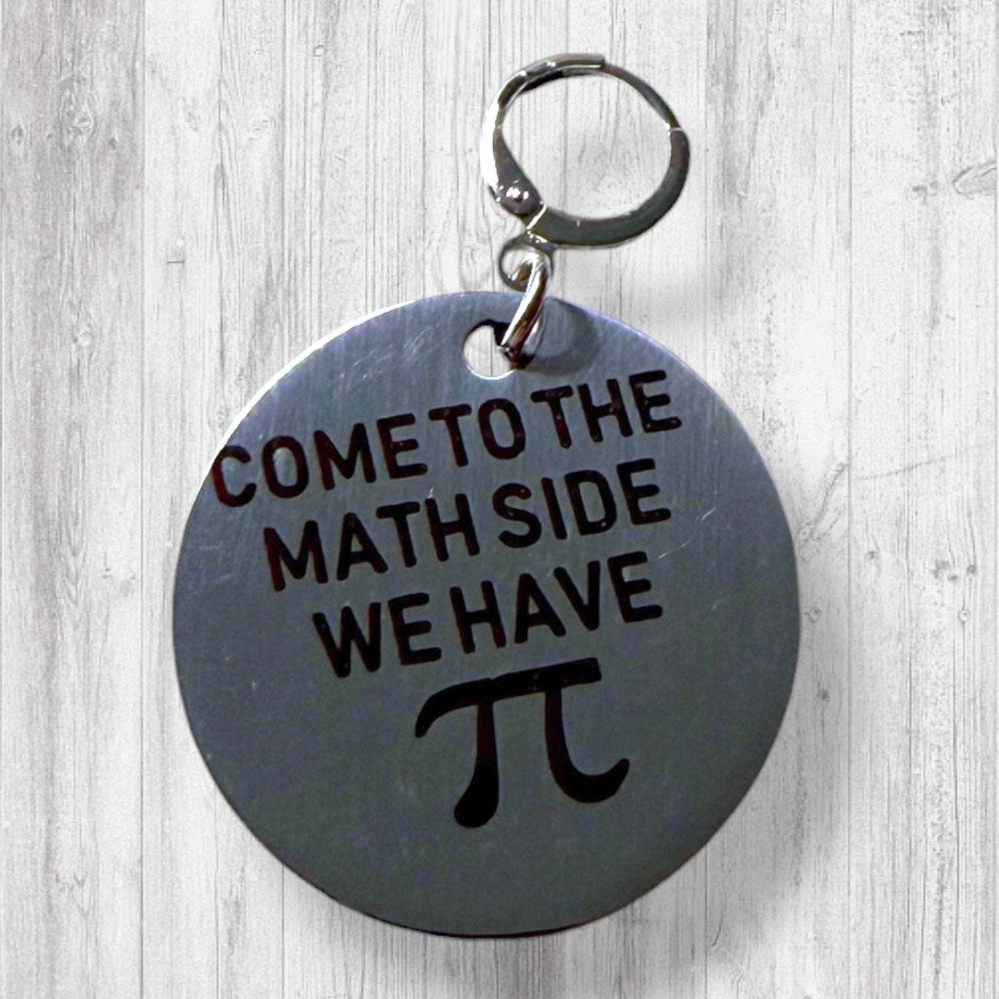 Come to the Math Side We Have Pi Progress and Stitch Markers
