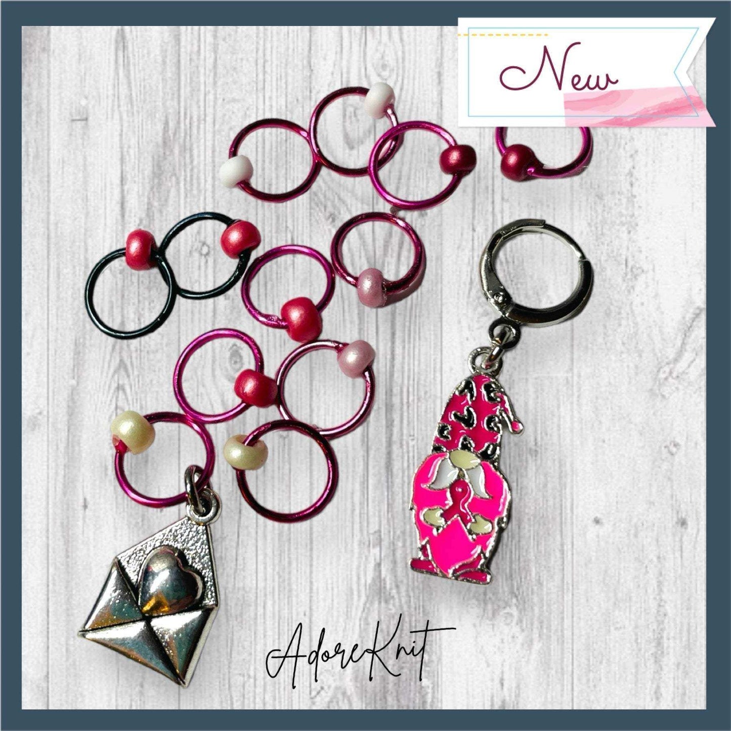 Love Gnomes no Bounds Progress and Stitch Markers  �£️ - AdoreKnit