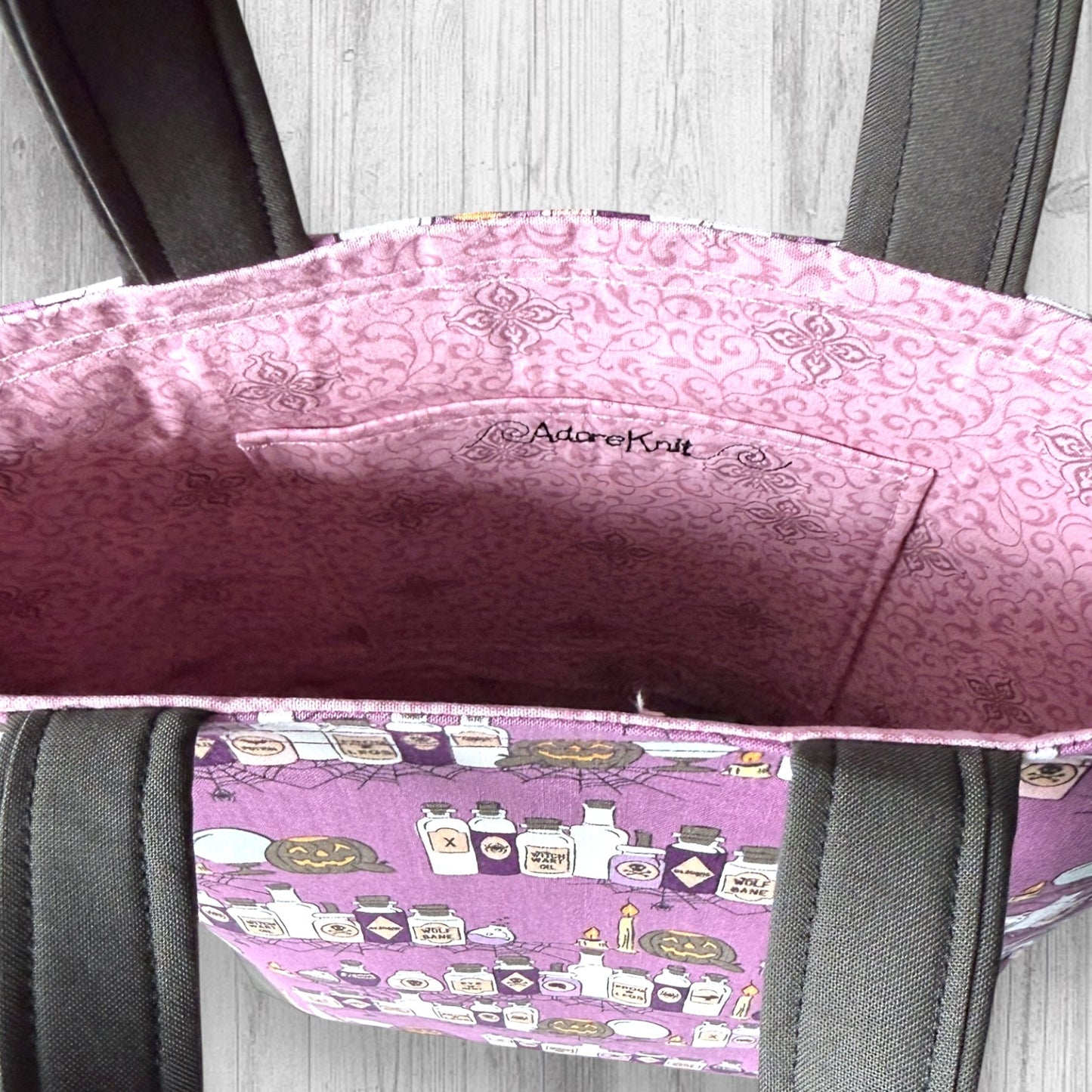The Witching Hour Curriculum: Advanced Potions Knitting Project Bag | AdoreKnit