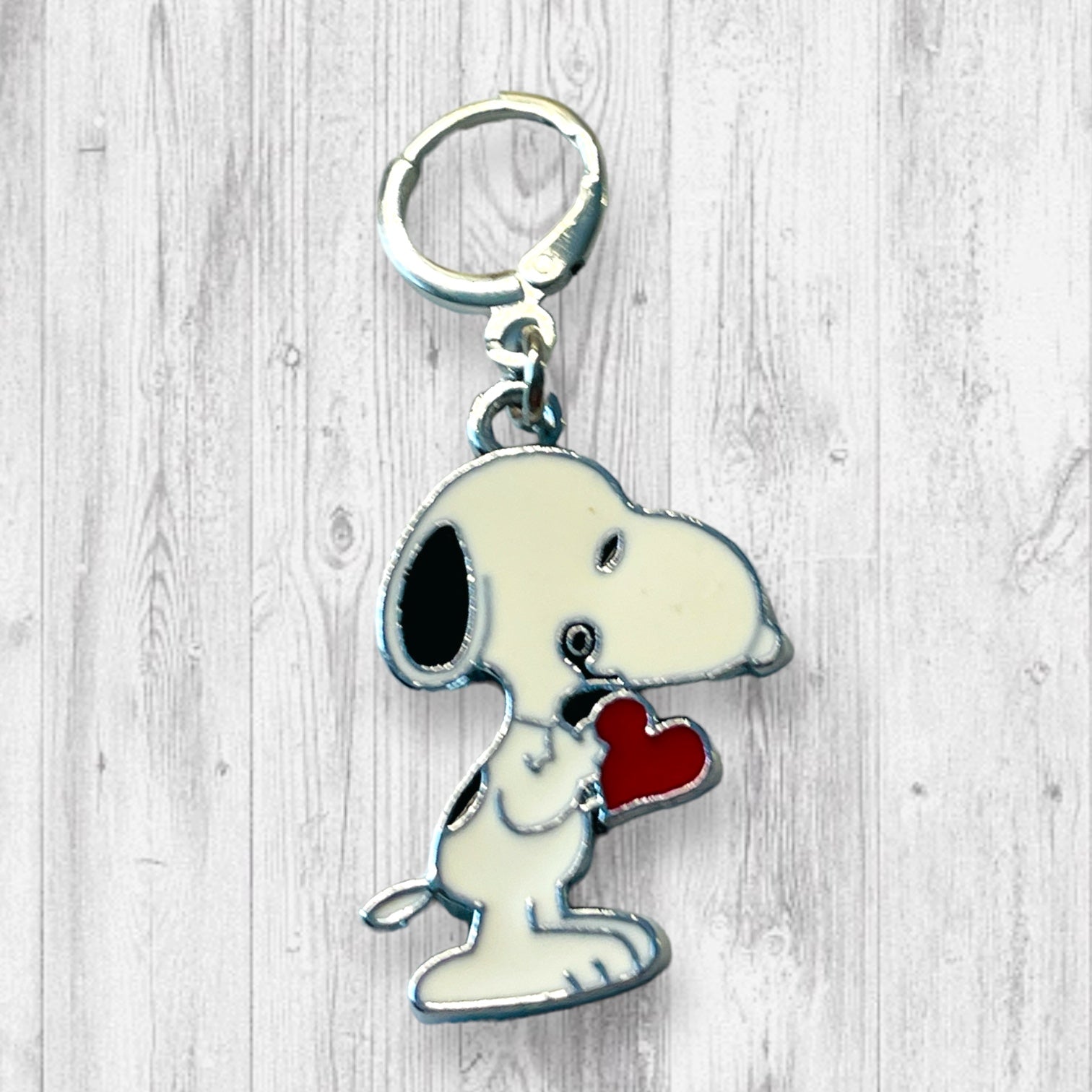 Happiness is a Warm Puppy! From Snoopy with Love Progress and Stitch Markers - AdoreKnit