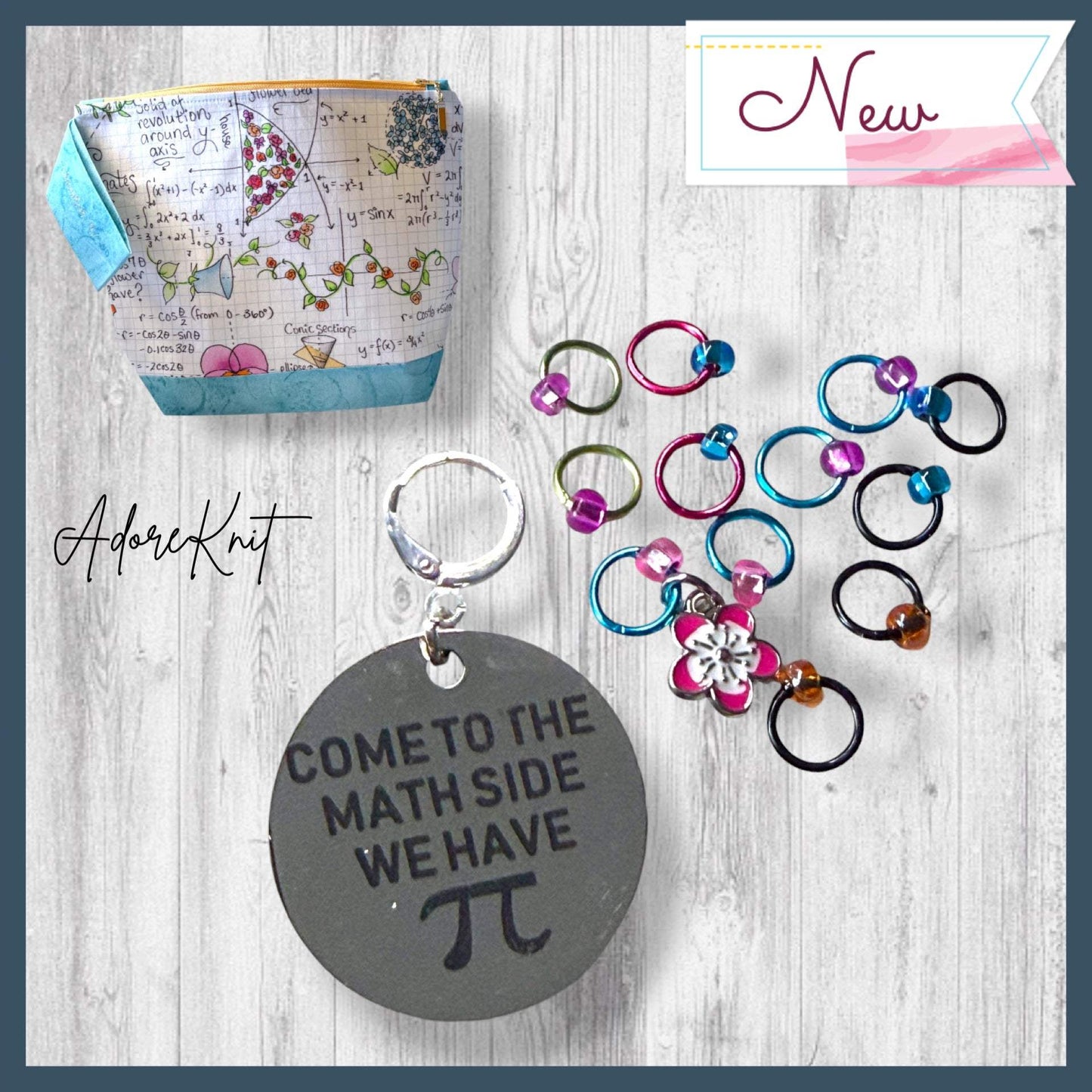 The Limit Does Not Exist (for my yarn stash) Project Bag