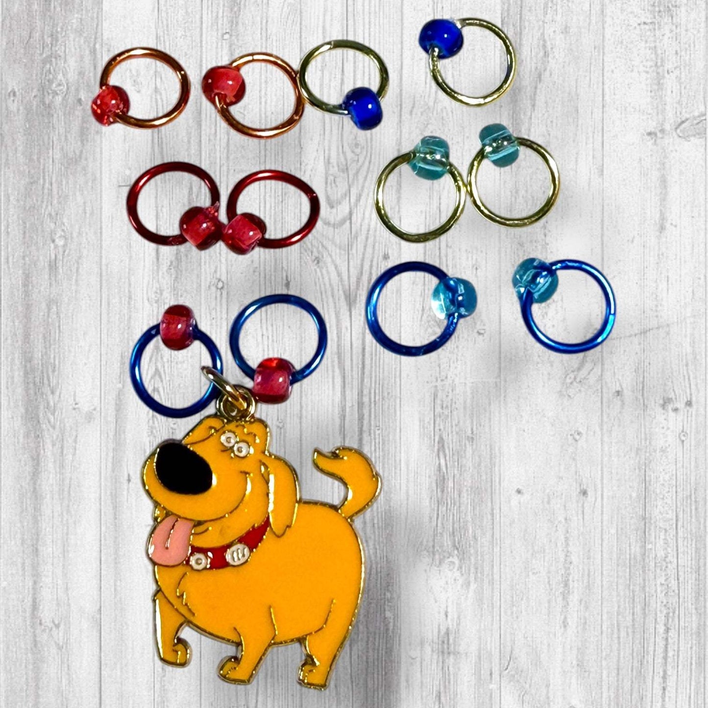 Ridiculous Bird & Distractible Dog Stitch Marker Set