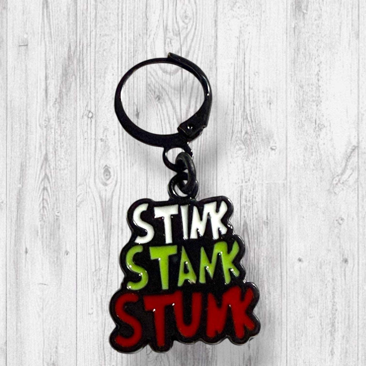 Stink Stank Stunk Progress and Stitch Markers