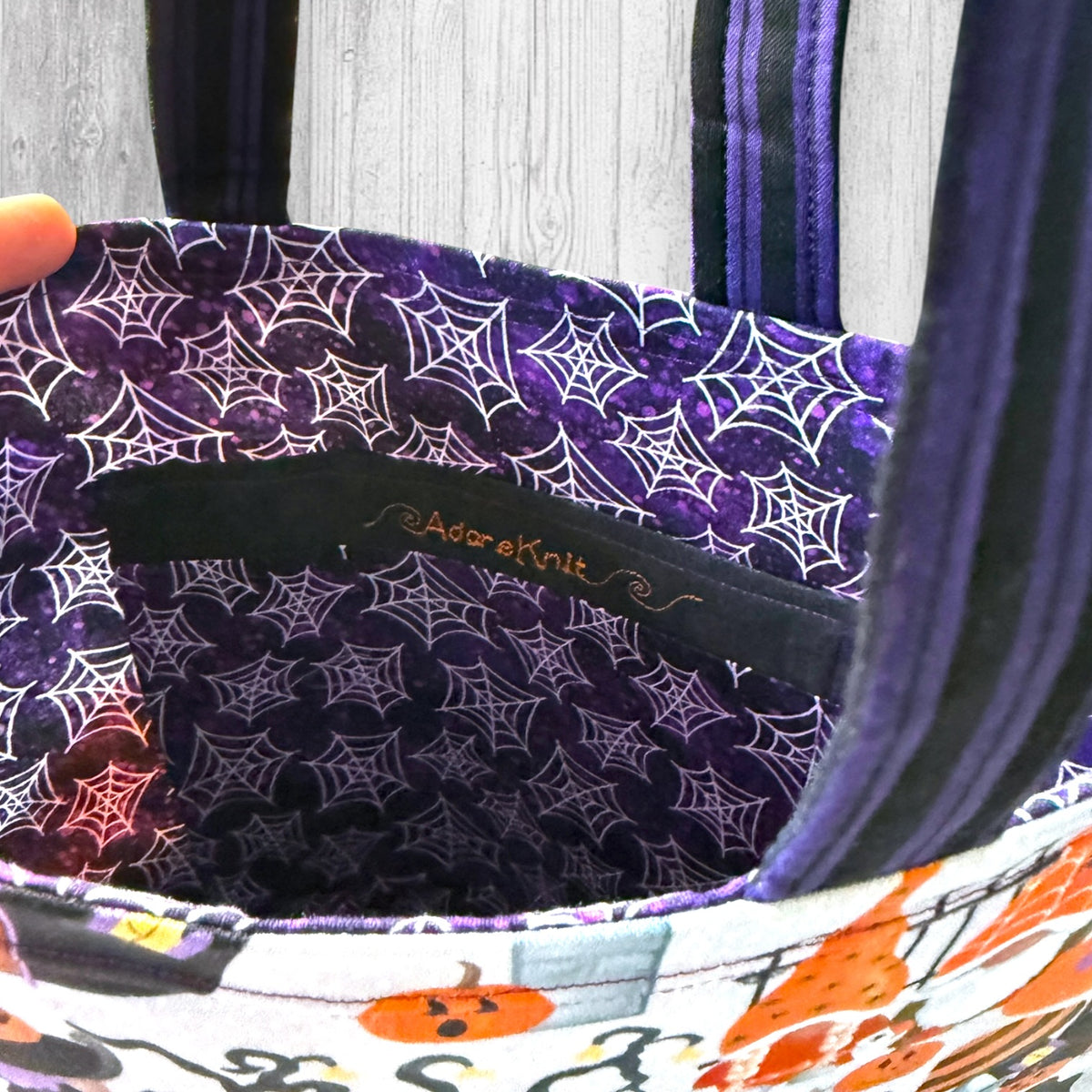 Gnome Trick or Treat Village Project Bag