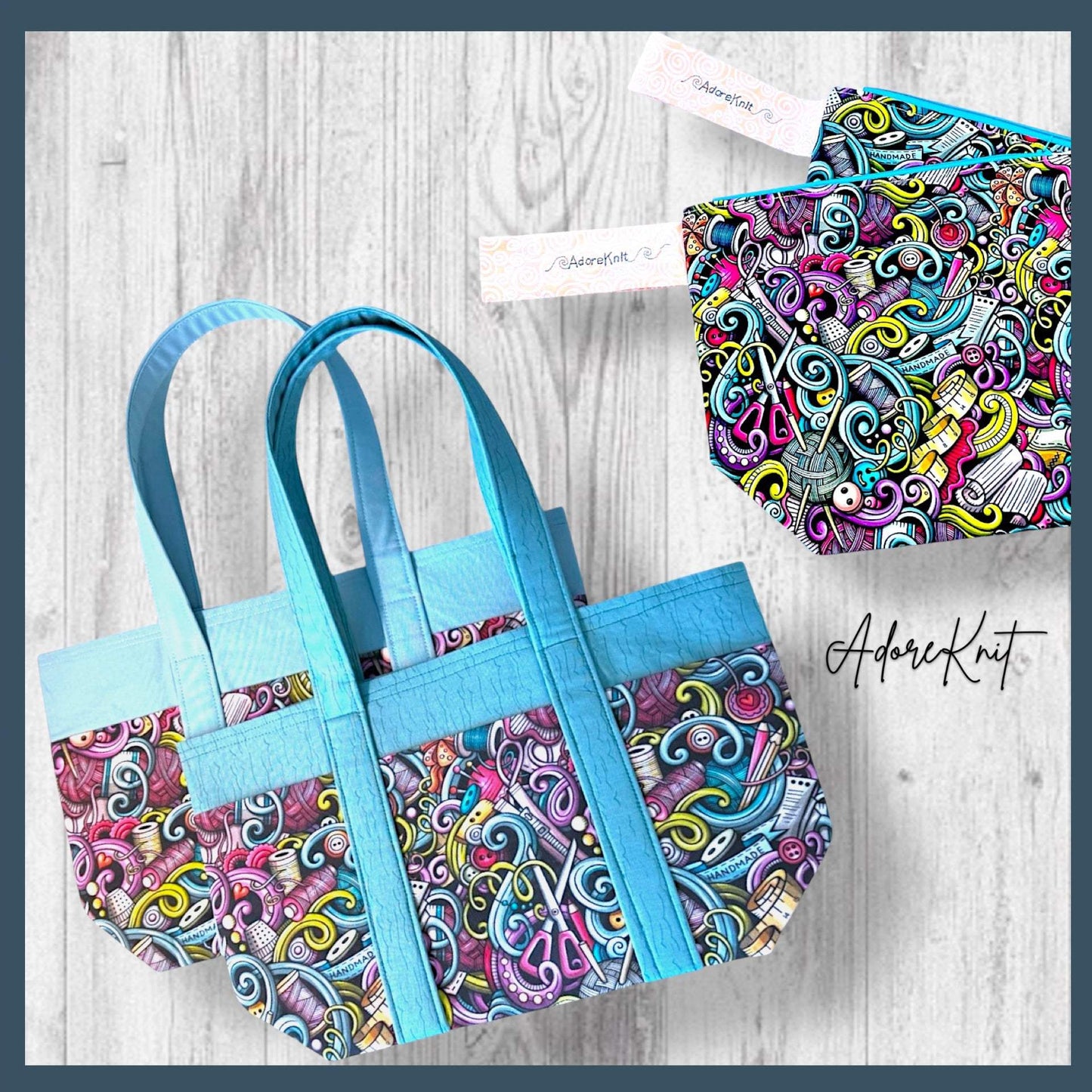 Stitchcraft and Scribbles Project Bag